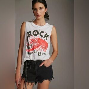 Anthropologie LetLuv The B 52’s Rock Lobster Muscle Tank